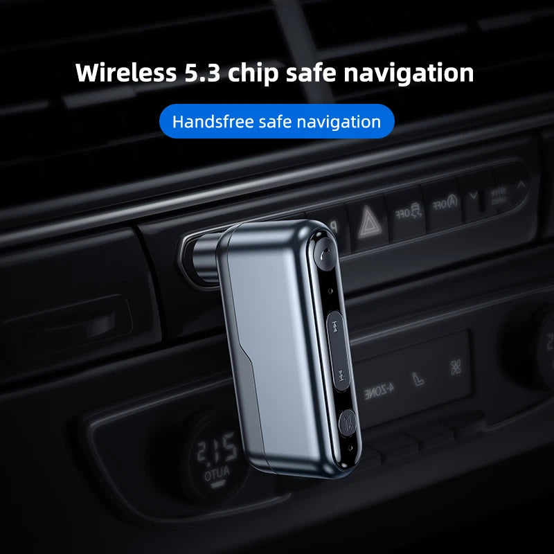 5.3 Car Bluetooth Receiver Car Audio Speaker Car Bluetooth Audio Adapter Supports TWS