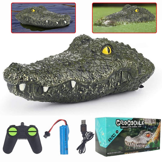 RC toy alligator remote control toys alligator Crocodile head crocodilian robot simulation animal scary Toys